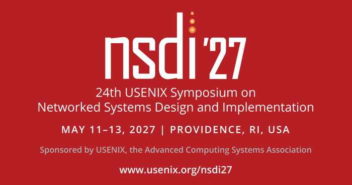 NSDI 2027 — Providence